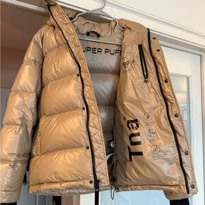 Aritzia The Super Puff in Taupe